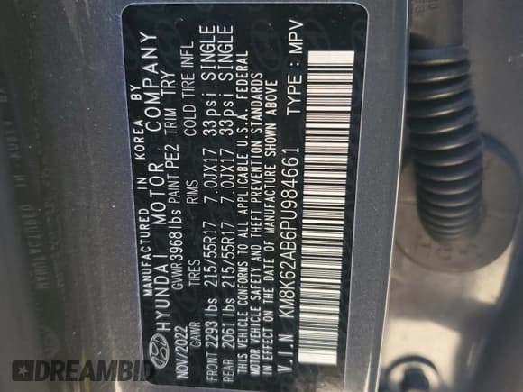 ✅ 2023 Hyundai Kona SEL • VIN: KM8K62AB6PU984661 • Лот: 75079914. Опубликован ранее на Copart с пробегом 9 646 миль. Бесплатный доступ к архиву аукционных продаж из США и подробный отчёт об истории автомобиля на DreamBid. Изображение 13.