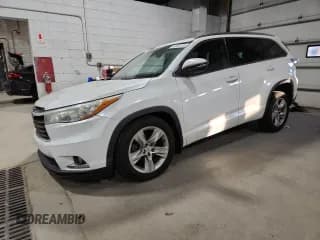 ✅ 2015 Toyota Highlander Limited Platinum • VIN: 5TDDKRFHXFS196628 • Lot: 90094125. Listed on Copart with 73,135 mi. Free auction sales archive from the USA and detailed vehicle history report at DreamBid. Image 1.