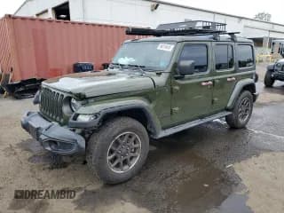 ✅ 2021 Jeep Wrangler Unlimited Sport • VIN: 1C4HJXDN5MW638391 • Lot: 66814645. Listed on Copart with 30,881 mi. Free auction sales archive from the USA and detailed vehicle history report at DreamBid. Image 1.