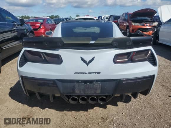 2018 Chevrolet Corvette 1LT z VIN 1G1YB2D76J5101928, wystawiony jako Copart lot #69222395 z przebiegiem 53 347 mil mil oraz Szkoda całkowita • Salvage title. Historia ofert i sprzedaży dostępna na DreamBid. Obrazek 6.