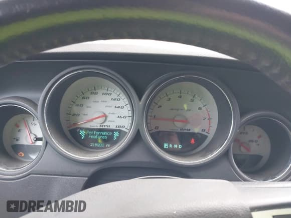 ✅ 2008 Dodge Challenger SRT-8 • VIN: 2B3LJ74W58H311787 • Lot: 41378624. Listed on IAAI with 219,202 mi. Free auction sales archive from the USA and detailed vehicle history report at DreamBid. Image 7.