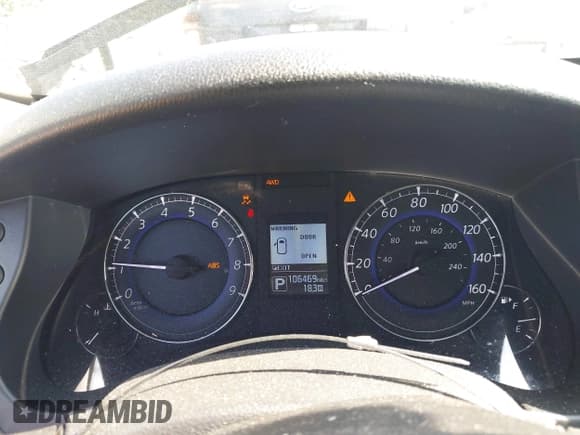 ✅ 2017 Infiniti QX50 • VIN: JN1BJ0RR4HM403378 • Lot: 42559918. Listed on IAAI with 106,469 mi. Free auction sales archive from the USA and detailed vehicle history report at DreamBid. Image 7.