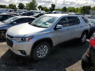 ✅ 2019 Chevrolet Traverse LT Cloth • VIN: 1GNEVMKW6KJ260505 • Lot: 56061474. Wystawiony na Copart z przebiegiem 350 131 mil. Bezpłatny archiwum sprzedaży aukcyjnych z USA i szczegółowy raport historii pojazdu na DreamBid. Zdjęcie 1.