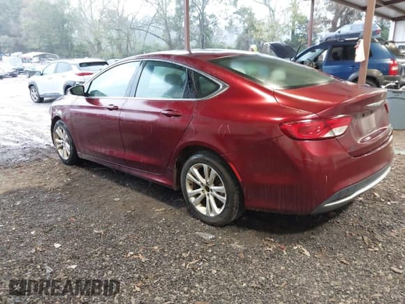 ✅ 2015 Chrysler 200 Limited • VIN: 1C3CCCAB6FN557890 • Lot: 43542900. Listed on IAAI with 168,624 mi. Free auction sales archive from the USA and detailed vehicle history report at DreamBid. Image 3.