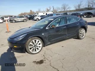 ✅ 2018 Tesla Model 3 Long Range Battery • VIN: 5YJ3E1EB6JF111783 • Lot: 91283475. Listed on Copart with 39,479 mi. Free auction sales archive from the USA and detailed vehicle history report at DreamBid. Image 1.