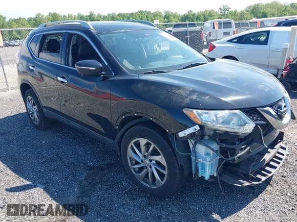 ✅ 2014 Nissan Rogue S • VIN: 5N1AT2MV0EC759519 • Lot: 42236313. Listed on IAAI with 98,929 mi. Free auction sales archive from the USA and detailed vehicle history report at DreamBid. Image 1.