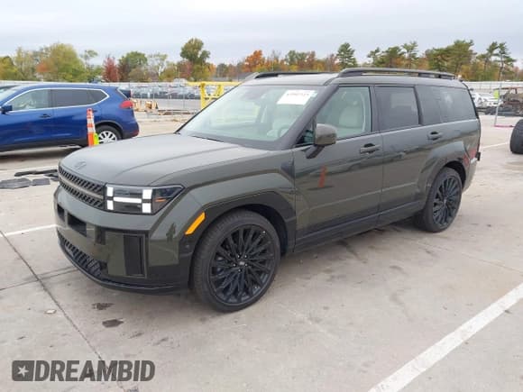 ✅ 2025 Hyundai Santa Fe Calligraphy • VIN: 5NMP5DGL1SH108606 • Lot: 43502323. Wystawiony na IAAI z przebiegiem 6 438 mil. Bezpłatny archiwum sprzedaży aukcyjnych z USA i szczegółowy raport historii pojazdu na DreamBid. Zdjęcie 17.