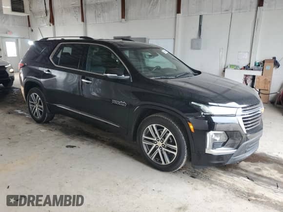 2022 Chevrolet Traverse High Country с VIN 1GNEVNKW4NJ174376, выставлен на аукционе Copart как лот 59945655 с пробегом 14 243 миль миль и Списание • Salvage title. История ставок и продаж доступна на DreamBid. Изображение 4.