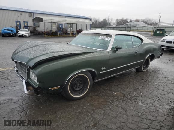 ✅ 1971 Oldsmobile Cutlass • VIN: 336871M226978 • Лот: 82398734. Опубликован ранее на Copart с пробегом 89 000 миль. Бесплатный доступ к архиву аукционных продаж из США и подробный отчёт об истории автомобиля на DreamBid. Изображение 1.