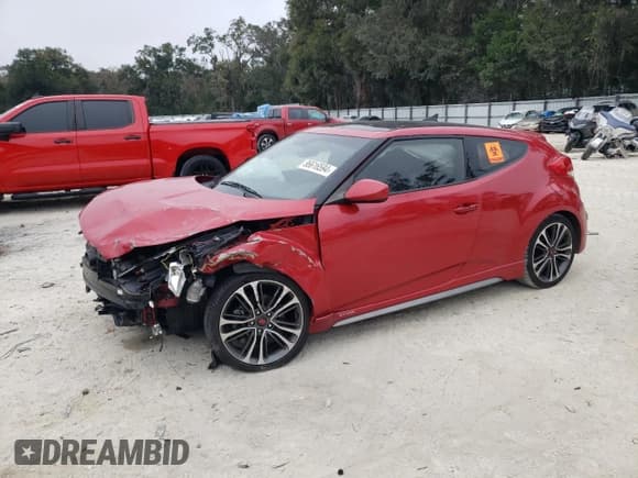 ✅ 2016 Hyundai Veloster Turbo Rally Edition • VIN: KMHTC6AE1GU264313 • Lot: 86616594. Wystawiony na Copart z przebiegiem 63 075 mil. Bezpłatny archiwum sprzedaży aukcyjnych z USA i szczegółowy raport historii pojazdu na DreamBid. Zdjęcie 1.
