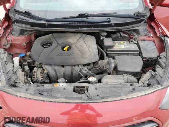 2016 Hyundai Elantra with VIN KMHD35LH0GU284039, listed as a Copart auction lot 81233475 with 124,310 mi miles and Salvage title. Bid and sale history available at DreamBid. Image 11.