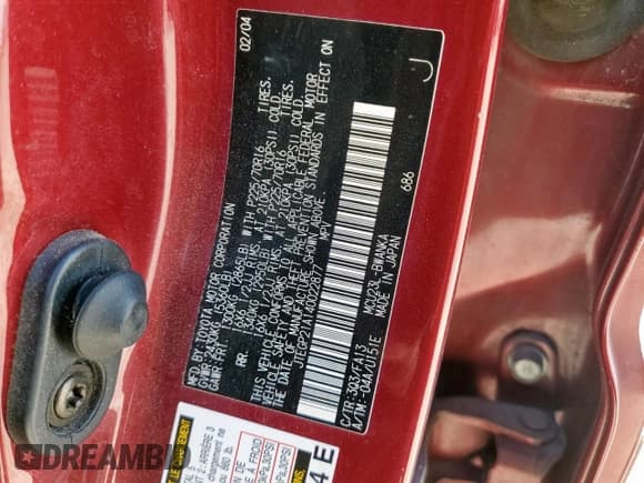 ✅ 2004 Toyota Highlander • VIN: JTEGP21A140022877 • Lot: 92670065. Wystawiony na Copart z przebiegiem 161 393 mil. Bezpłatny archiwum sprzedaży aukcyjnych z USA i szczegółowy raport historii pojazdu na DreamBid. Zdjęcie 13.