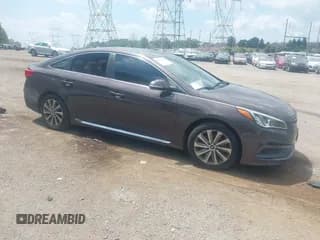 ✅ 2015 Hyundai Sonata Sport • VIN: 5NPE34AF9FH105459 • Лот: 42812120. Опубликован ранее на IAAI с пробегом 143 311 миль. Бесплатный доступ к архиву аукционных продаж из США и подробный отчёт об истории автомобиля на DreamBid. Изображение 1.