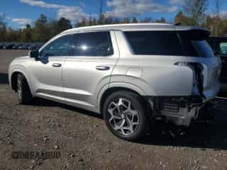 ✅ 2022 Hyundai Palisade Calligraphy • VIN: KM8R7DHE4NU404960 • Лот: 75556134. Размещён на Copart с пробегом 58 343 миль миль. Получите бесплатный доступ к архиву аукционных продаж из США и посмотрите подробный отчёт об истории автомобиля на DreamBid. Изображение 2.