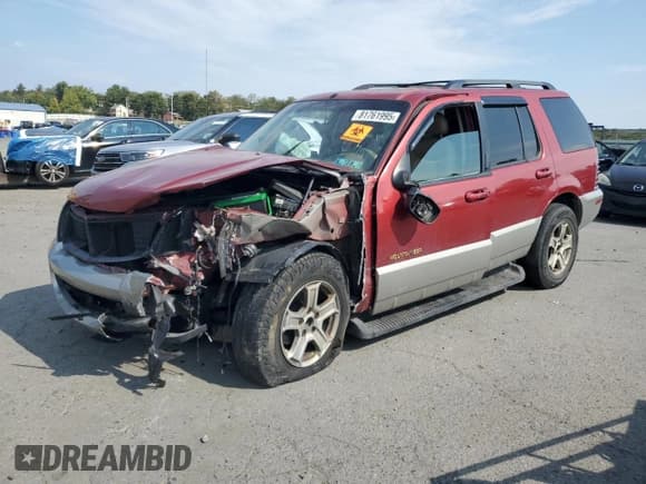 ✅ 2002 Mercury Mountaineer • VIN: 4M2ZU86W82UJ36307 • Лот: 81761995. Опубликован ранее на Copart с пробегом Не указан. Бесплатный доступ к архиву аукционных продаж из США и подробный отчёт об истории автомобиля на DreamBid. Изображение 1.