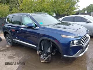 ✅ 2021 Hyundai Santa Fe Limited • VIN: 5NMS4DAL9MH356711 • Lot: 43175028. Listed on IAAI with 54,399 mi. Free auction sales archive from the USA and detailed vehicle history report at DreamBid. Image 1.