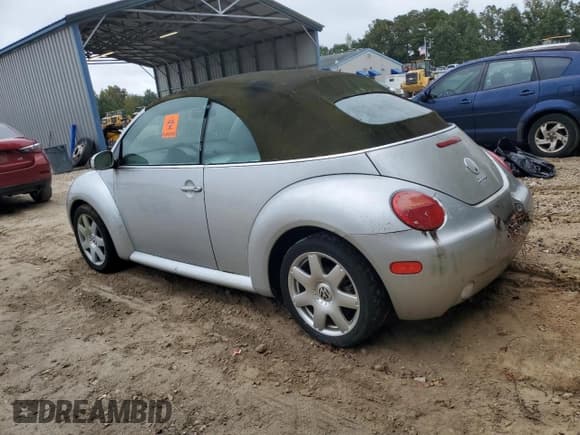 ✅ 2003 Volkswagen Beetle GLS • VIN: 3VWCD21Y43M319689 • Lot: 79345234. Listed on Copart with Not provided. Free auction sales archive from the USA and detailed vehicle history report at DreamBid. Image 2.