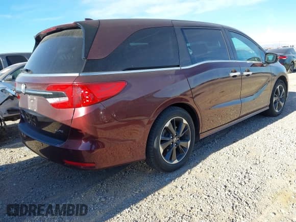 ✅ 2021 Honda Odyssey Elite • VIN: 5FNRL6H90MB016307 • Lot: 43805575. Listed on IAAI with 46,951 mi. Free auction sales archive from the USA and detailed vehicle history report at DreamBid. Image 4.