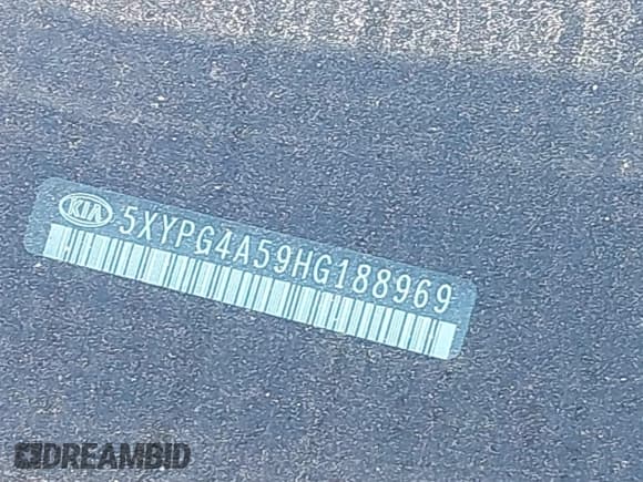 ✅ 2017 Kia Sorento LX • VIN: 5XYPG4A59HG188969 • Lot: 43617551. Listed on IAAI with 124,571 mi. Free auction sales archive from the USA and detailed vehicle history report at DreamBid. Image 17.