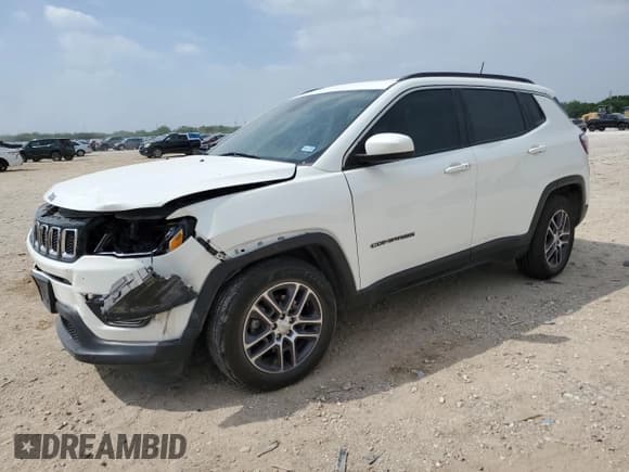 ✅ 2020 Jeep Compass Latitude • VIN: 3C4NJCBB4LT142992 • Lot: 51227255. Listed on Copart with 72,935 mi. Free auction sales archive from the USA and detailed vehicle history report at DreamBid. Image 1.
