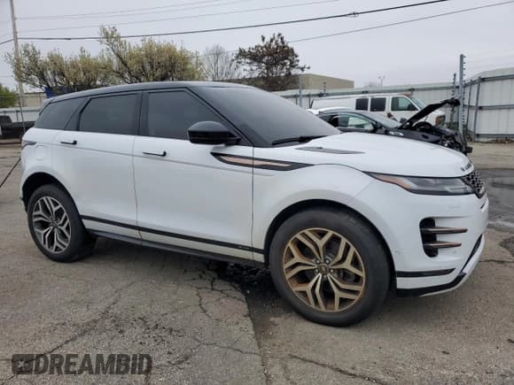 ✅ 2020 Land Rover Range Rover Evoque First Edition • VIN: SALZL2FX2LH063761 • Lot: 52583525. Listed on Copart with 108,815 mi. Free auction sales archive from the USA and detailed vehicle history report at DreamBid. Image 4.