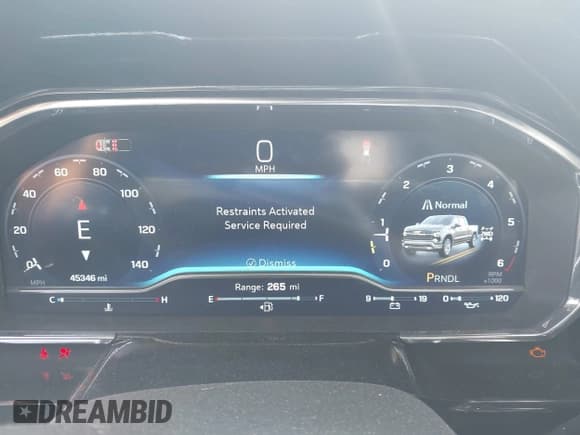 ✅ 2024 Chevrolet Silverado 1500 LT • VIN: 3GCPDKEK5RG227864 • Lot: 43225656. Listed on IAAI with 45,346 mi. Free auction sales archive from the USA and detailed vehicle history report at DreamBid. Image 7.