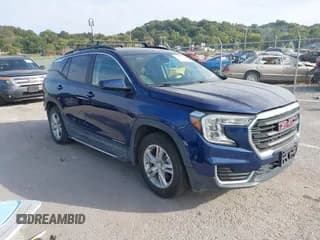 ✅ 2022 GMC Terrain SLE • VIN: 3GKALMEV8NL262340 • Lot: 43445607. Listed on IAAI with 54,714 mi. Free auction sales archive from the USA and detailed vehicle history report at DreamBid. Image 1.