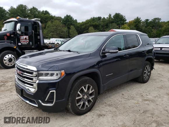 ✅ 2021 GMC Acadia SLE • VIN: 1GKKNRL49MZ143919 • Lot: 72764194. Listed on Copart with 80,819 mi. Free auction sales archive from the USA and detailed vehicle history report at DreamBid. Image 1.