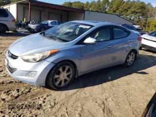 ✅ 2012 Hyundai Elantra Limited • VIN: KMHDH4AE7CU463130 • Lot: 90490985. Listed on Copart with 65,647 mi. Free auction sales archive from the USA and detailed vehicle history report at DreamBid. Image 1.