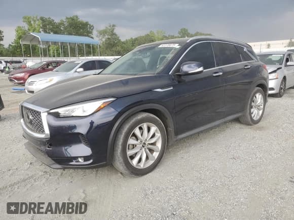 ✅ 2019 Infiniti QX50 Luxe • VIN: 3PCAJ5M36KF124734 • Лот: 62378675. Опубликован ранее на Copart с пробегом 59 157 миль. Бесплатный доступ к архиву аукционных продаж из США и подробный отчёт об истории автомобиля на DreamBid. Изображение 1.