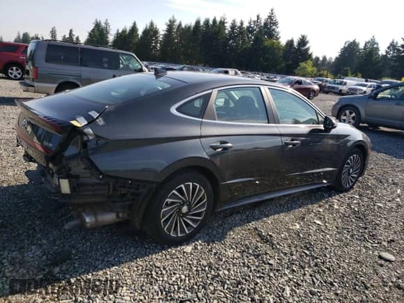 ✅ 2020 Hyundai Sonata Ultimate • VIN: KMHL34JJ0LA011996 • Лот: 56727873. Размещён на Copart с пробегом 19 475 миль миль. Получите бесплатный доступ к архиву аукционных продаж из США и посмотрите подробный отчёт об истории автомобиля на DreamBid. Изображение 3.