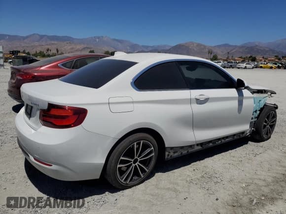 ✅ 2020 BMW 2 Series 230i • VIN: WBA2J1C02L7F16427 • Lot: 67260025. Listed on Copart with 60,280 mi. Free auction sales archive from the USA and detailed vehicle history report at DreamBid. Image 3.