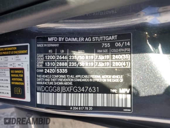 ✅ 2015 Mercedes-Benz GLK 350 • VIN: WDCGG8JBXFG347631 • Lot: 91214355. Wystawiony na Copart z przebiegiem 157 031 mil. Bezpłatny archiwum sprzedaży aukcyjnych z USA i szczegółowy raport historii pojazdu na DreamBid. Zdjęcie 12.