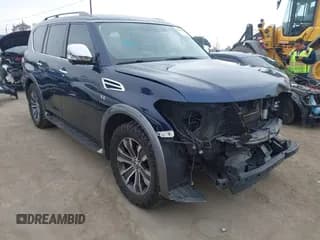 ✅ 2019 Nissan Armada SL • VIN: JN8AY2ND7K9090156 • Лот: 42573308. Опубликован ранее на IAAI с пробегом 96 962 миль. Бесплатный доступ к архиву аукционных продаж из США и подробный отчёт об истории автомобиля на DreamBid. Изображение 1.