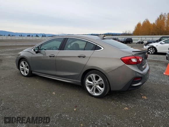 ✅ 2017 Chevrolet Cruze Premier • VIN: 1G1BF5SM9H7206904 • Лот: 91249745. Опубликован ранее на Copart с пробегом 64 345 миль. Бесплатный доступ к архиву аукционных продаж из США и подробный отчёт об истории автомобиля на DreamBid. Изображение 2.
