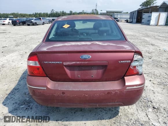✅ 2005 Ford Five Hundred Limited • VIN: 1FAFP25165G174663 • Лот: 72812174. Опубликован ранее на Copart с пробегом Не указан. Бесплатный доступ к архиву аукционных продаж из США и подробный отчёт об истории автомобиля на DreamBid. Изображение 6.