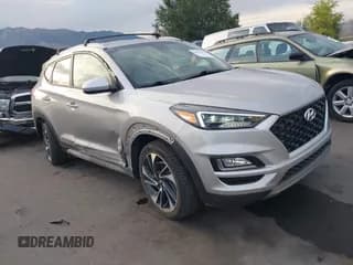 ✅ 2021 Hyundai Tucson Ultimate • VIN: KM8J3CAL8MU314611 • Lot: 43154435. Listed on IAAI with 64,531 mi. Free auction sales archive from the USA and detailed vehicle history report at DreamBid. Image 1.