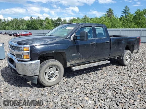 ✅ 2019 Chevrolet Silverado 2500HD Work Truck • VIN: 2GC2KREG1K1159257 • Lot: 59687694. Wystawiony na Copart z przebiegiem 157 705 mil. Bezpłatny archiwum sprzedaży aukcyjnych z USA i szczegółowy raport historii pojazdu na DreamBid. Zdjęcie 1.