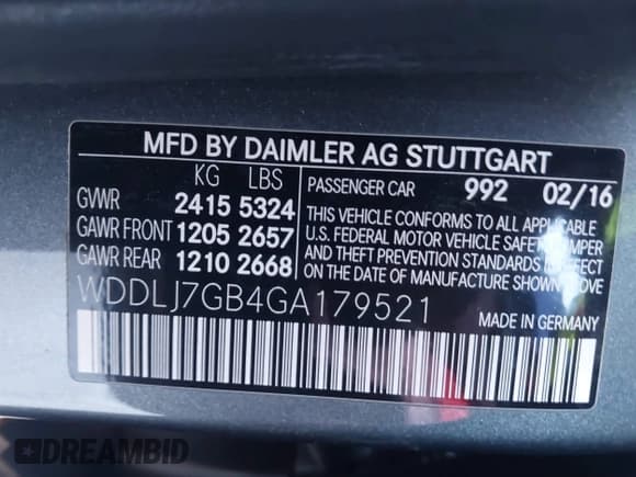 ✅ 2016 Mercedes-Benz CLS AMG CLS 63 S-Model • VIN: WDDLJ7GB4GA179521 • Lot: 41651130. Wystawiony na IAAI z przebiegiem 98 036 mil. Bezpłatny archiwum sprzedaży aukcyjnych z USA i szczegółowy raport historii pojazdu na DreamBid. Zdjęcie 9.