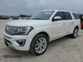 ✅ 2018 Ford Expedition Max Platinum • VIN: 1FMJK1LT9JEA50292 • Lot: 46458835. Listed on Copart with 90,879 mi. Free auction sales archive from the USA and detailed vehicle history report at DreamBid. Image 1.