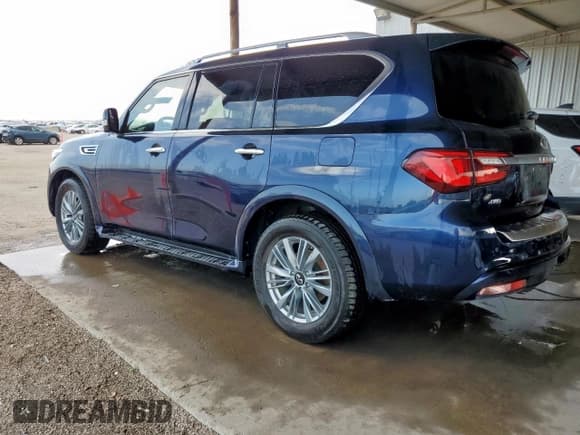✅ 2024 Infiniti QX80 Luxe • VIN: JN8AZ2AE4R9329183 • Lot: 61728705. Wystawiony na Copart z przebiegiem 45 328 mil. Bezpłatny archiwum sprzedaży aukcyjnych z USA i szczegółowy raport historii pojazdu na DreamBid. Zdjęcie 2.