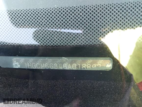 ✅ 2006 Honda Accord LX • VIN: 1HGCM66346A018897 • Lot: 43827591. Wystawiony na IAAI z przebiegiem 214 483 mil. Bezpłatny archiwum sprzedaży aukcyjnych z USA i szczegółowy raport historii pojazdu na DreamBid. Zdjęcie 9.