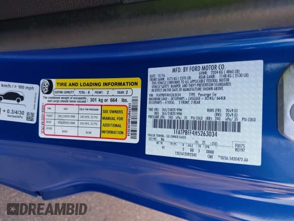 ✅ 2017 Ford Mustang GT Premium • VIN: 1FATP8FF4H5263034 • Lot: 42135251. Wystawiony na IAAI z przebiegiem 24 955 mil. Bezpłatny archiwum sprzedaży aukcyjnych z USA i szczegółowy raport historii pojazdu na DreamBid. Zdjęcie 9.