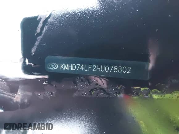 2017 Hyundai Elantra SE with VIN KMHD74LF2HU078302, listed as a IAAI auction lot 43580459 with 126,546 mi miles and . Bid and sale history available at DreamBid. Image 9.