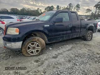 ✅ 2005 Ford F-150 XLT • VIN: 1FTPX14565FB38118 • Lot: 93913075. Listed on Copart with 127,504 mi. Free auction sales archive from the USA and detailed vehicle history report at DreamBid. Image 1.