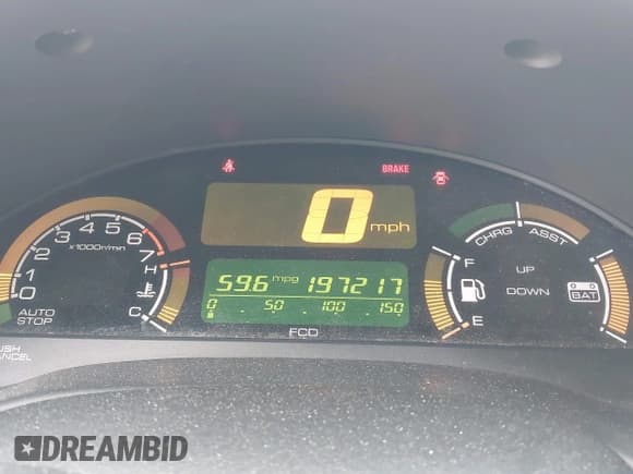 ✅ 2000 Honda Insight • VIN: JHMZE1370YT000399 • Лот: 42337774. Опубликован ранее на IAAI с пробегом 197 217 миль. Бесплатный доступ к архиву аукционных продаж из США и подробный отчёт об истории автомобиля на DreamBid. Изображение 7.