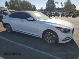 2015 Hyundai Genesis 3.8L z VIN KMHGN4JE8FU020298, wystawiony jako Copart lot #79908734 z przebiegiem 94 912 mil mil oraz Szkoda całkowita • Salvage title. Historia ofert i sprzedaży dostępna na DreamBid. Obrazek 4.