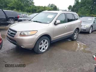 2007 Hyundai Santa Fe SE with VIN 5NMSH13E27H092690, listed as a IAAI auction lot 43046642 with 222,203 mi miles and . Bid and sale history available at DreamBid. Image 2.