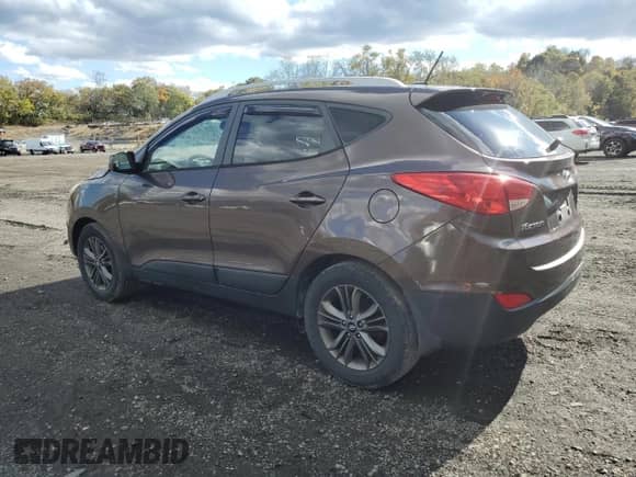 2015 Hyundai Tucson Limited with VIN KM8JUCAG2FU998333, listed as a Copart auction lot 89665895 with 119,819 mi miles and Salvage title. Bid and sale history available at DreamBid. Image 2.