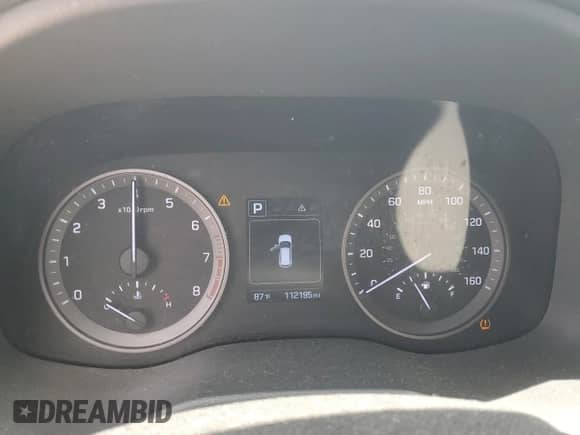 2017 Hyundai Tucson Night Edition with VIN KM8J3CA26HU297594, listed as a Copart auction lot 61288665 with 112,195 mi miles and Salvage title. Bid and sale history available at DreamBid. Image 9.